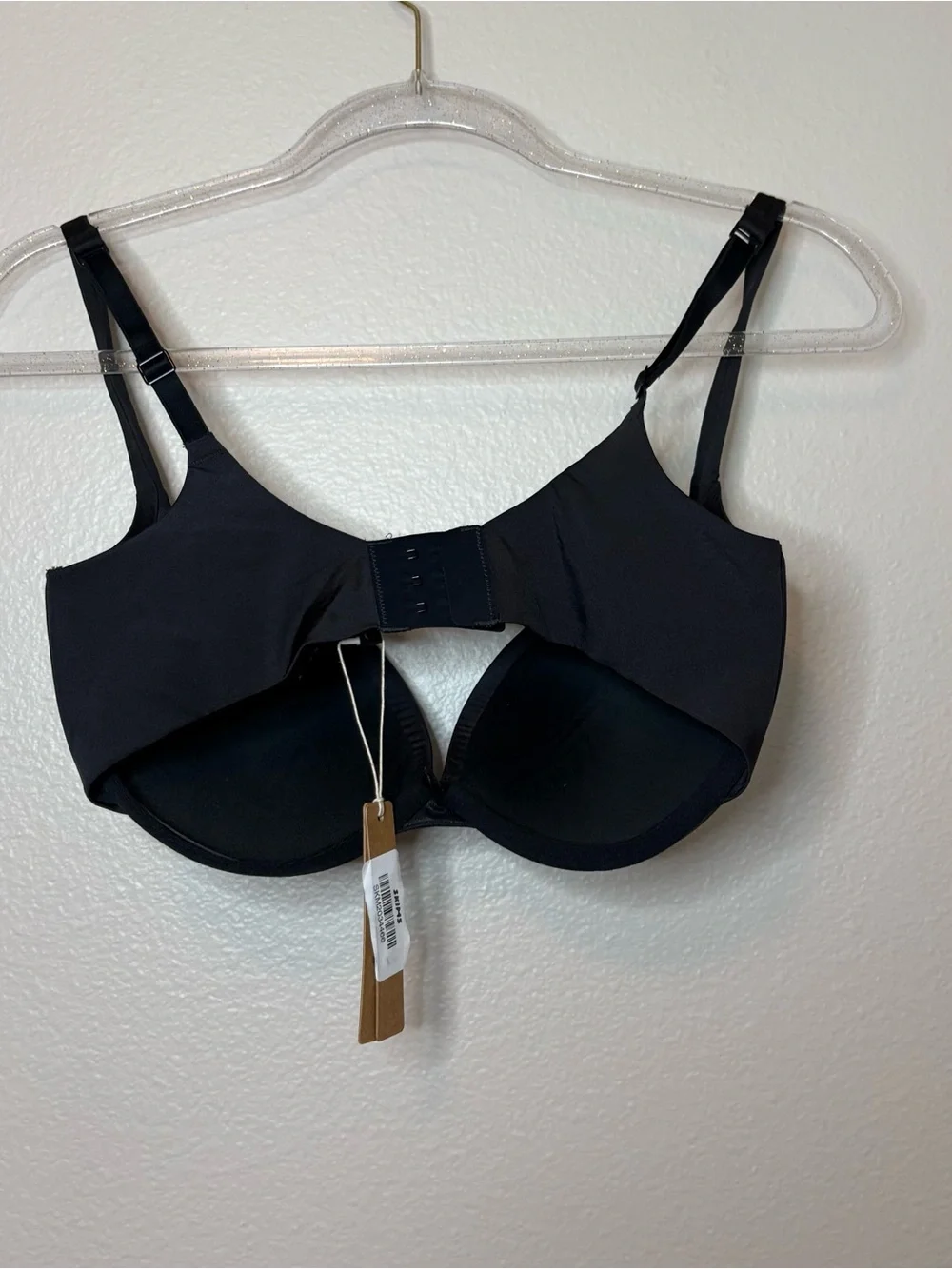 Skims black ultimate push up bra new 34DD casual sexy comfy womens onyx - Picture 3 of 4